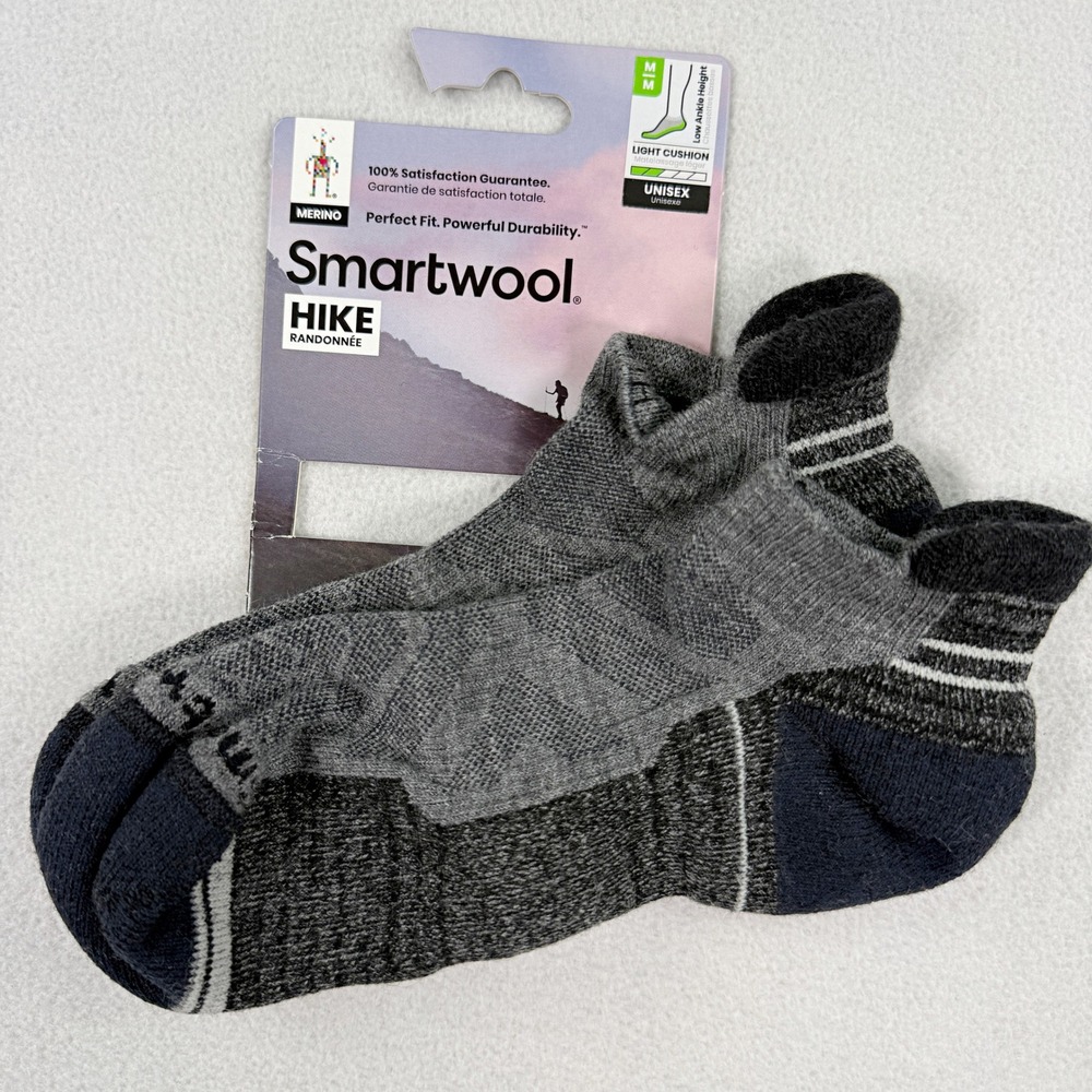 Smartwool Hike Ankle Socks / Size M unisex / Medium Gray NEW